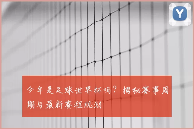 今年是足球世界杯吗?揭秘赛事周期与最新赛程规划
