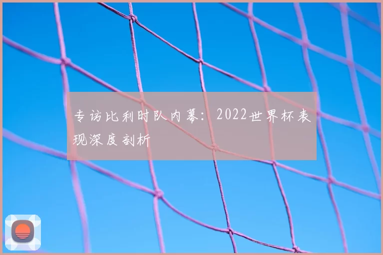 专访比利时队内幕:2022世界杯表现深度剖析